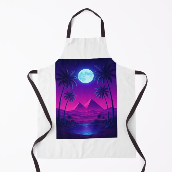 Item preview, Moonlit Mirage Over Neon Desert designed and sold by dessertcruzing.