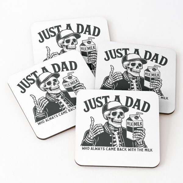 Item preview, Just A Dad Who Always Came Back With The Milk,Funny Dad,Dad Joke,Skeleton Fatherhood ,Father's Day Gift designed and sold by Orvista.