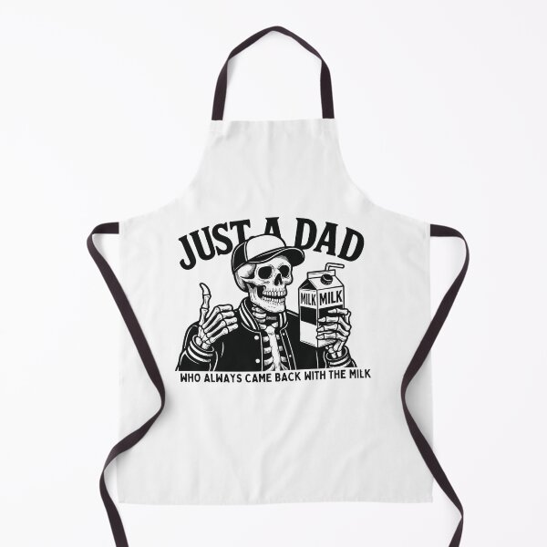 Item preview, Just A Dad Who Always Came Back With The Milk,Funny Dad,Dad Joke,Skeleton Fatherhood ,Father's Day Gift designed and sold by Orvista.