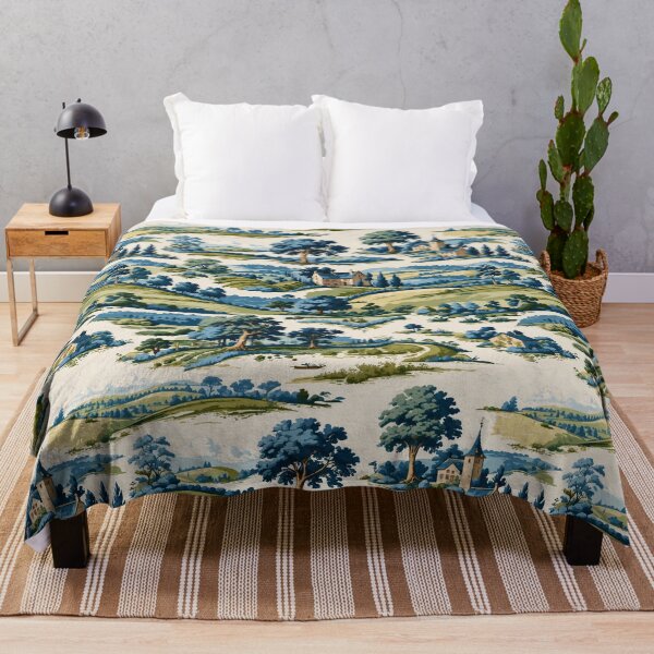 Item preview, Toile de Jouy Countryside Charm Seamless Pattern designed and sold by elissiart.