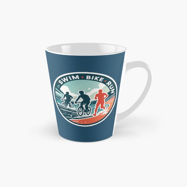 Item preview, “Swim • Bike • Run – Triathlon Badge Emblem” designed and sold by Triathlongram.