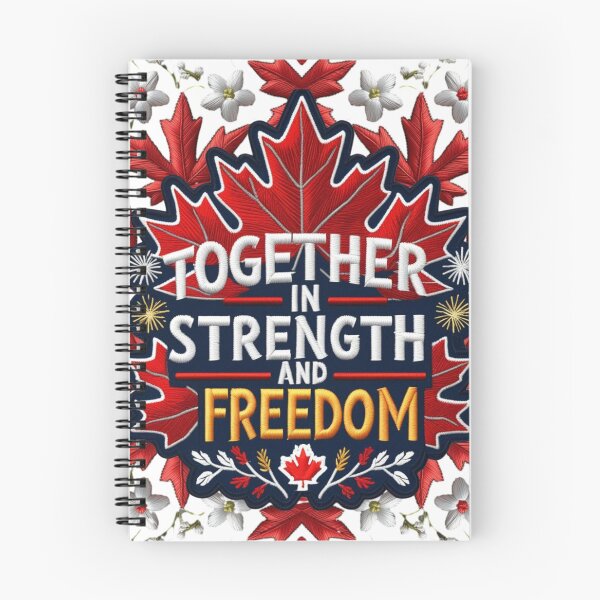Item preview, Together in Strength and Freedom Canadian Embroidered Patch designed and sold by ArtDesignTp.