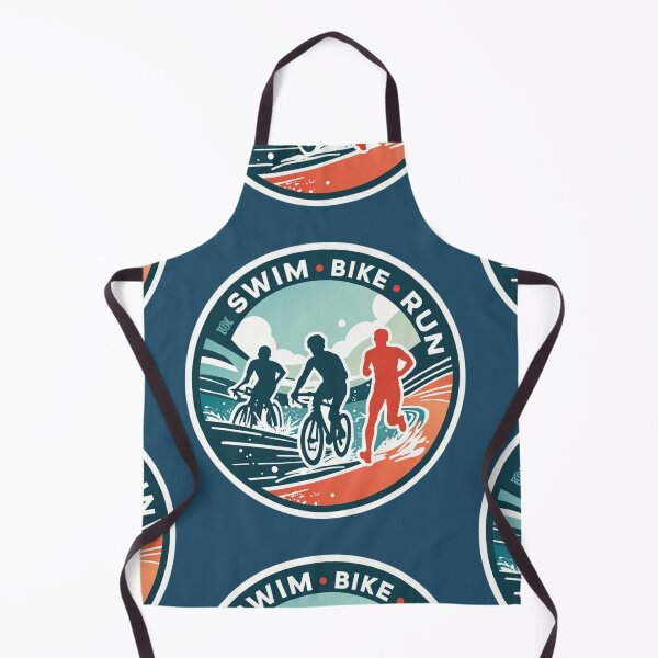 Item preview, “Swim • Bike • Run – Triathlon Badge Emblem” designed and sold by Triathlongram.