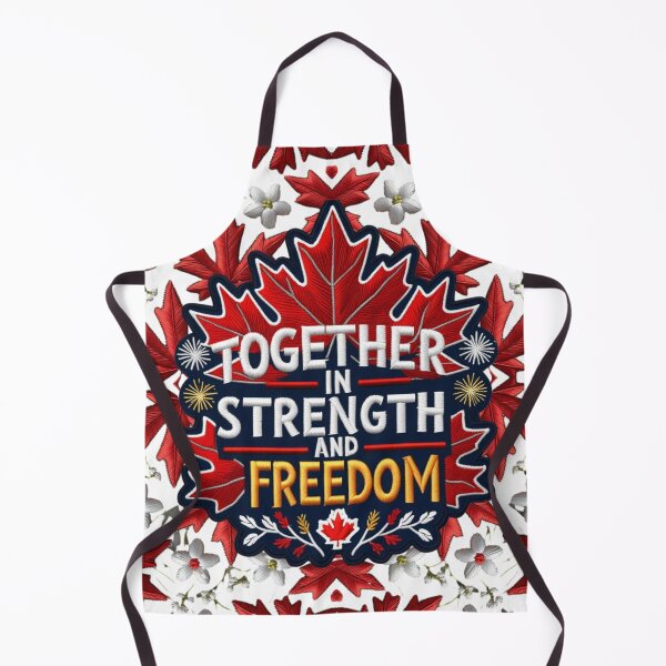 Item preview, Together in Strength and Freedom Canadian Embroidered Patch designed and sold by ArtDesignTp.