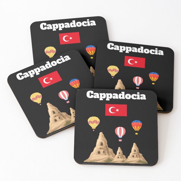 Item preview, Cappadocia Souvenir Turkey keepsake Turkish history Hot air balloon Turkey flag  designed and sold by Artstastic.