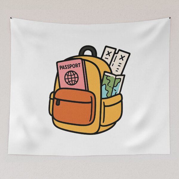 Item preview, Travel Backpack Passport - Ticket designed and sold by Blason.
