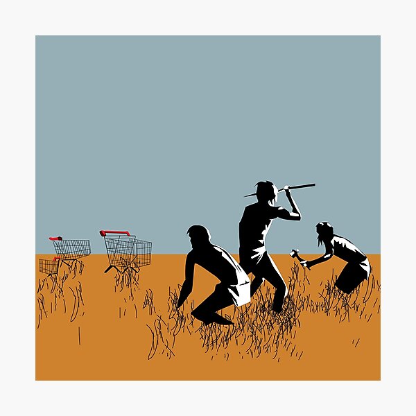 BANKSY Trolley Hunters (Tribut) Fotodruck