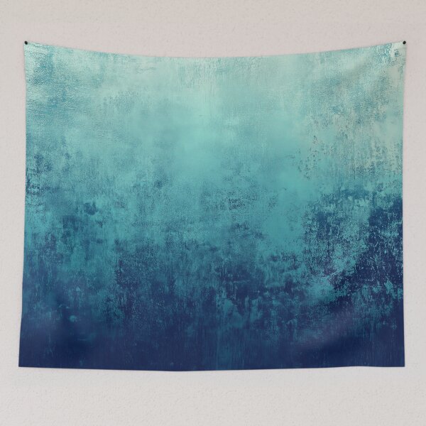 Item preview, Turquoise to Navy Textured Gradient Background designed and sold by seelya83.