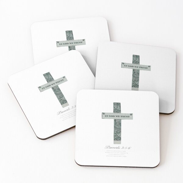 Item preview, Money bill cross in god we trust Proverbs 3:5-6 verse bible  designed and sold by Gracie_Designs.