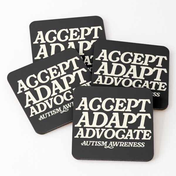 Item preview, Accept Adapt Advocate Autism Awareness designed and sold by PeoplizeIt.