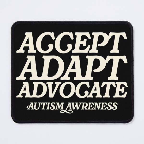Item preview, Accept Adapt Advocate Autism Awareness designed and sold by PeoplizeIt.