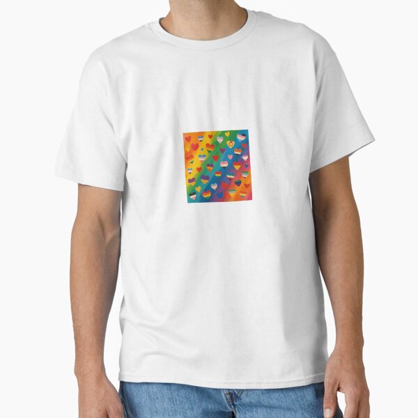 Item preview, “Pride Hearts” – LGBTQIA+ Flag Love Explosion designed and sold by MotiWear: Think It. Wear It. Live It..