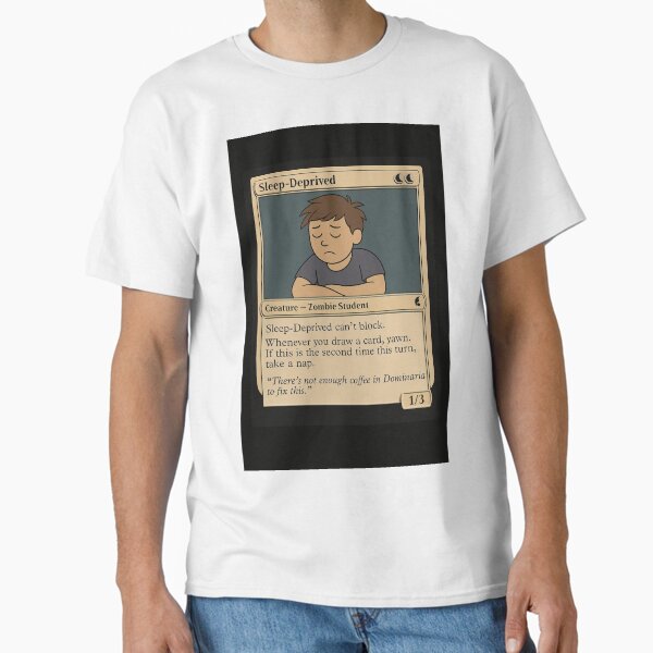 Item preview, Sleep-Deprived – Funny MTG Style Parody Card Design designed and sold by Butler in the Home.