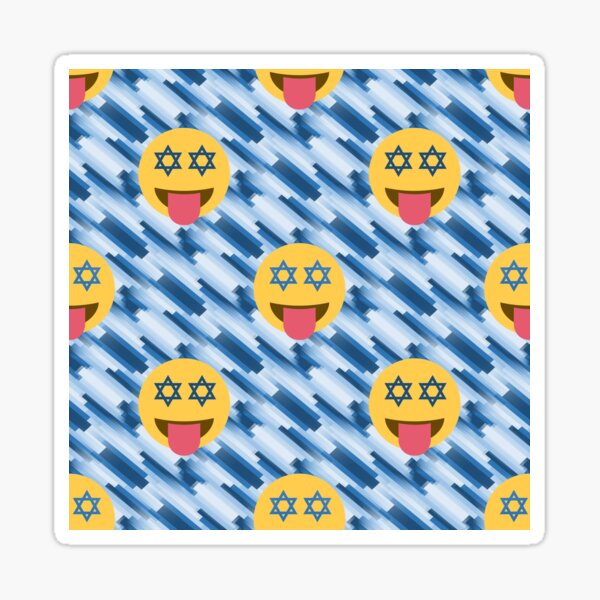Item preview, hanukkah chanukkah emoji stripes designed and sold by Gossip Rag.