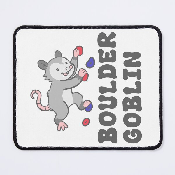 Item preview, Boulder Goblin – Mischievous Climbing Opossum Illustration designed and sold by KatelynMitalski.