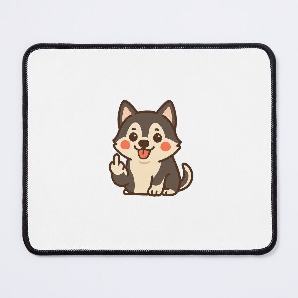 Artikelvorschau, Frecher, flauschiger Husky entworfen und verkauft von FairyBreadxo.