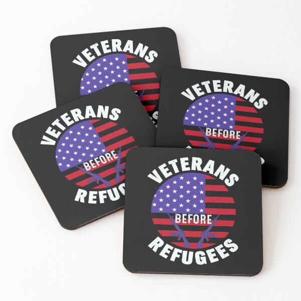 Item preview, Veterans Before Refugees  designed and sold by WoodburyLake.