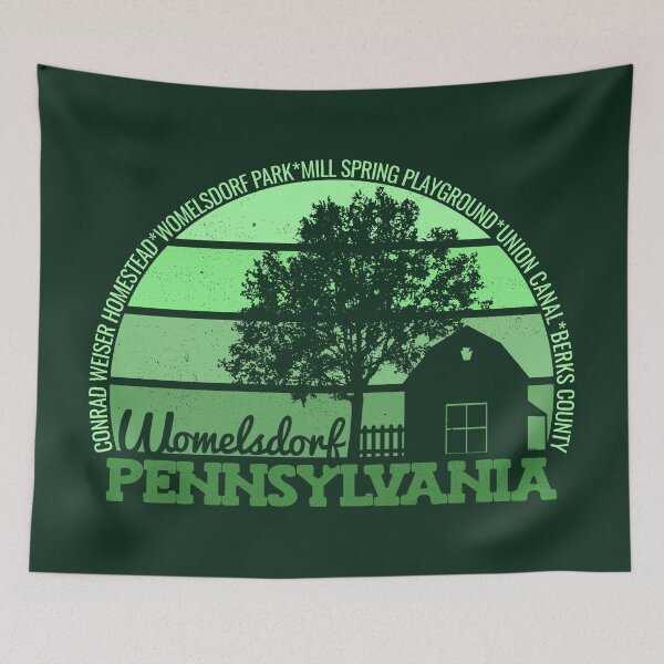 Item preview, Wolmelsdorf Pennsylvania Sunset Retro Vintage Local Pride Logo designed and sold by CRHPOD20.
