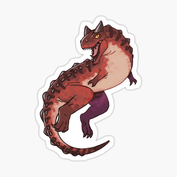 Item preview, Carnotaurus Digital Dino Drawing designed and sold by PotsandPens.