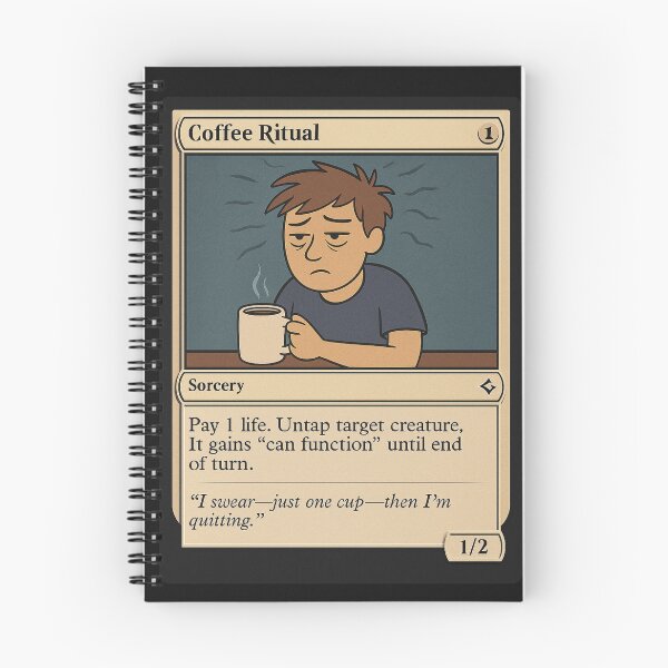 Item preview, Coffee Ritual – Funny Magic the Gathering Parody Card designed and sold by Butler in the Home.