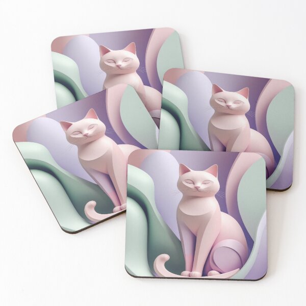 Item preview, Sweet Dog and Cat Hug – Heartwarming Animal Art for Everyday Smiles designed and sold by dog&cat.