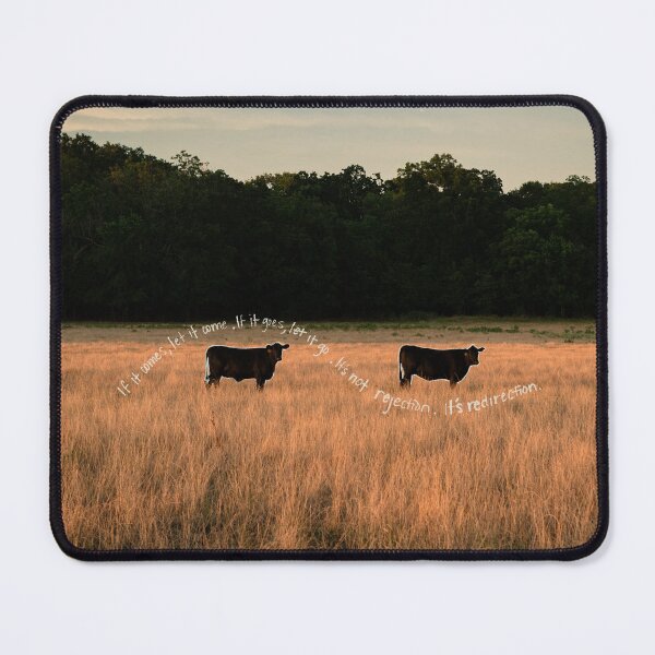 Vista previa del artículo con la obra «Vacas curiosas con cita», diseñado y vendido por Laura Bardi Photography Shop.