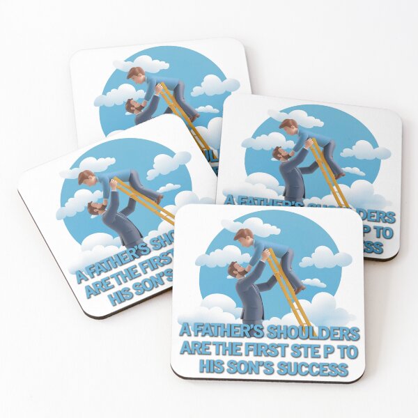 Item preview, A father's shoulders are the first step to his son's success designed and sold by Mohamedeinoo.