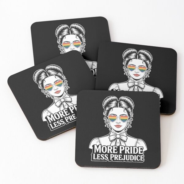 Item preview, More Pride Less Prejudice | LGBTQ Pride Month Retro Art Lady designed and sold by Altered Pixels.