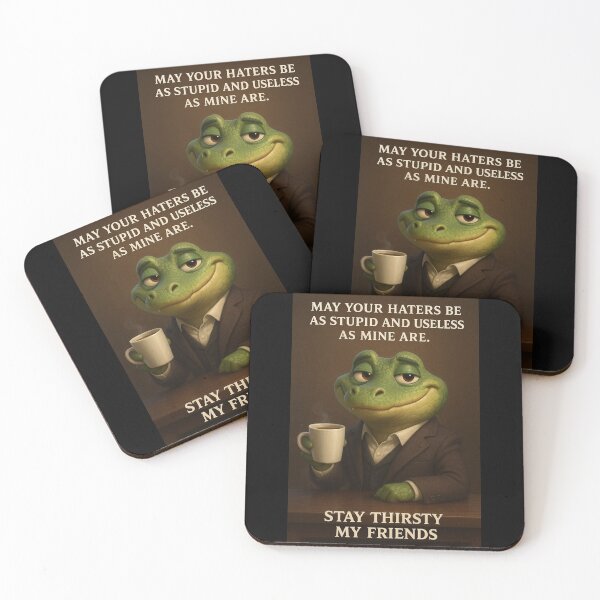 Item preview, Stay Thirsty My Friends designed and sold by CroakysCorner.