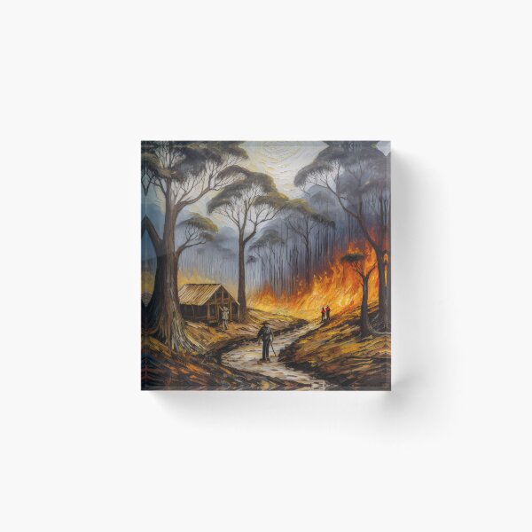 Item preview, Bushfire Series Surrounded designed and sold by Rainphotography.