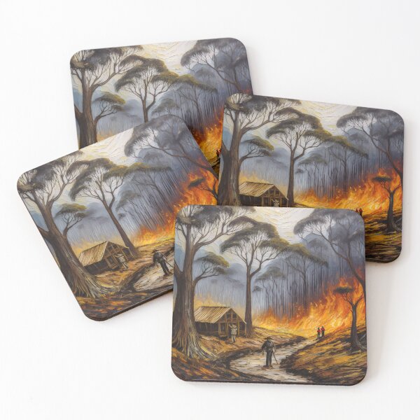 Item preview, Bushfire Series Surrounded designed and sold by Rainphotography.