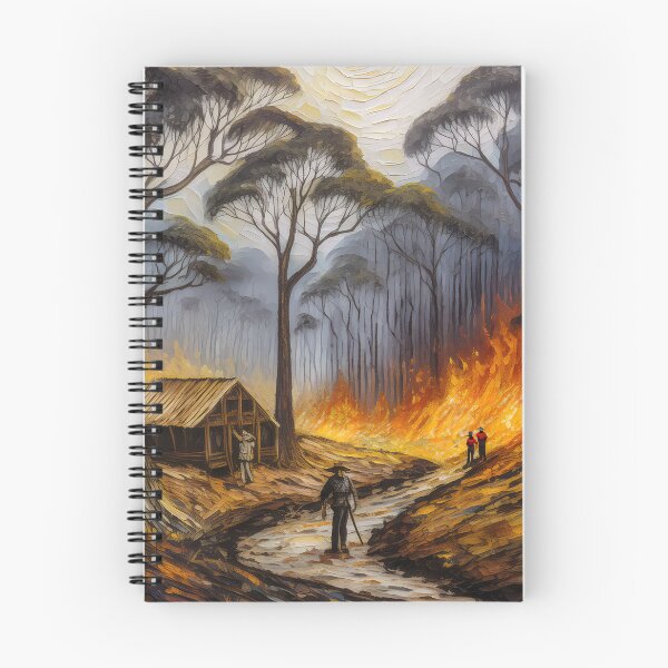 Item preview, Bushfire Series Surrounded designed and sold by Rainphotography.