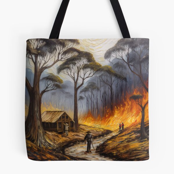 Item preview, Bushfire Series Surrounded designed and sold by Rainphotography.