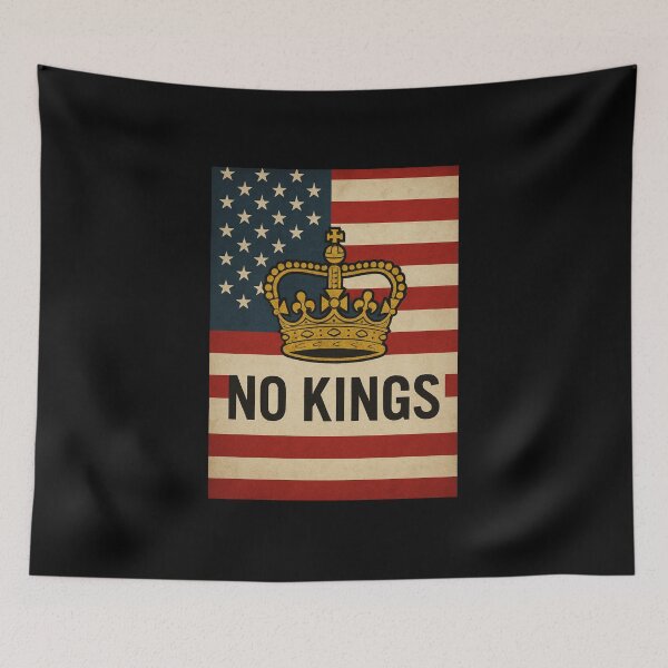 Item preview, no kings no oligarchs designed and sold by TEEJAMBOREE.