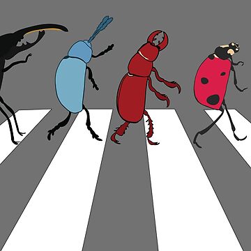 Artwork thumbnail, The Beetles Tee – Beatles Parody Art by JPUnsolicited