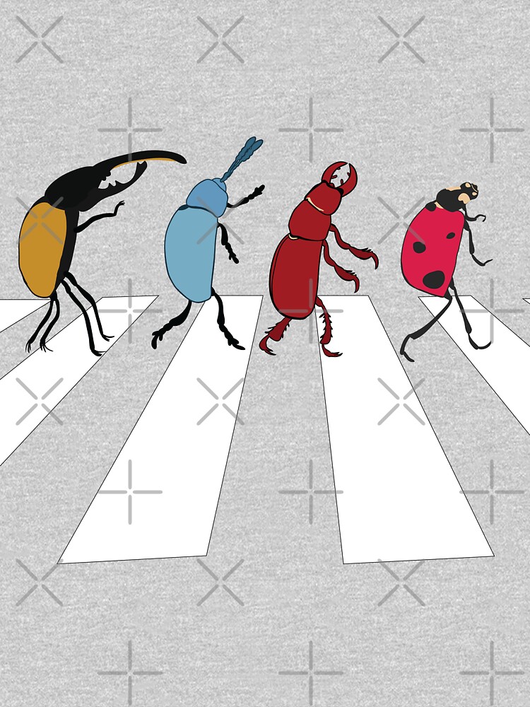 Thumbnail 7 of 7, Classic T-Shirt, The Beetles Tee – Beatles Parody Art designed and sold by JPUnsolicited.