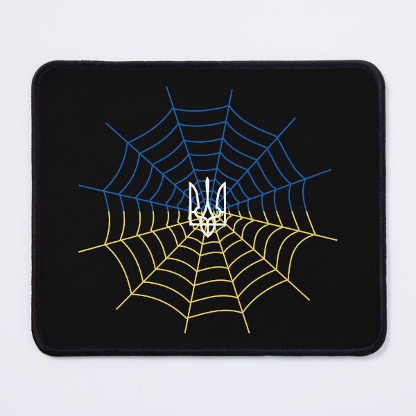 Item preview, Ukrainian Blue Yellow Pavutinnyа with Trident - SBU Operation Spiderweb Unisex T-Shirt designed and sold by Aide.