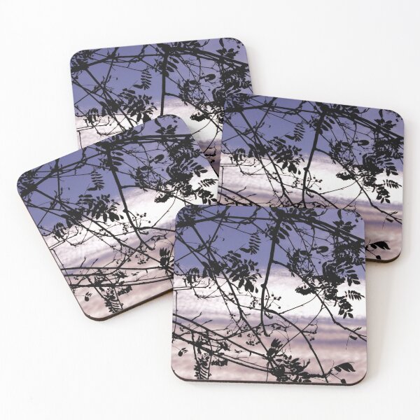 Item preview, Leaf Silhouettes (Purple) designed and sold by Rachel J Bowler.
