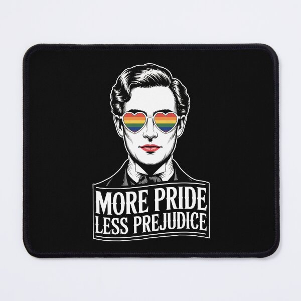 Item preview, More Pride Less Prejudice | LGBTQ Pride Month Retro Art Guy designed and sold by Altered Pixels.