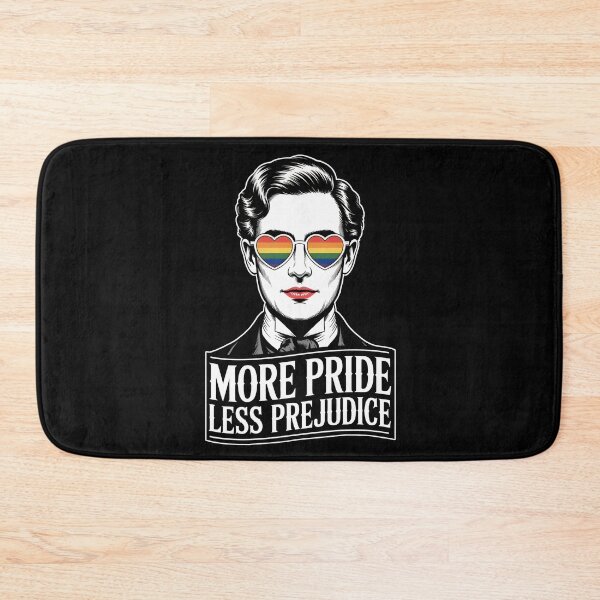 Item preview, More Pride Less Prejudice | LGBTQ Pride Month Retro Art Guy designed and sold by Altered Pixels.
