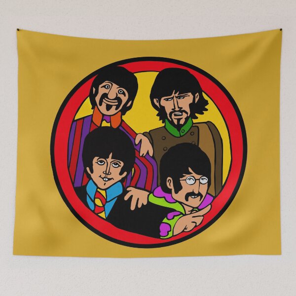 Item preview, John, Paul, George, Ringo - fab love Blue Meanies Pepperland Yellow Submarine character  designed and sold by Kludoman.