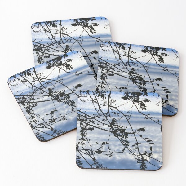 Item preview, Leaf Silhouettes (Blue) designed and sold by Rachel J Bowler.