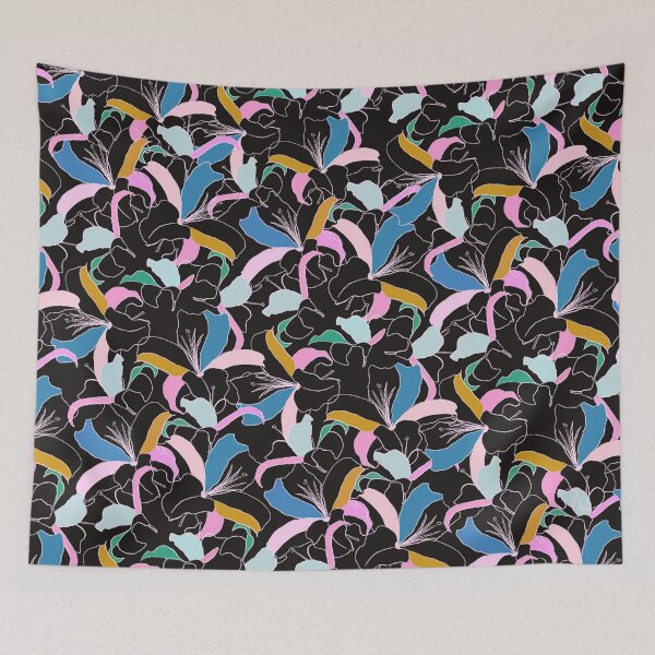 Item preview, Lilies on Black designed and sold by springstdesign.