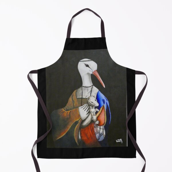 Item preview, Stork and Mink (inspired by da Vinci) designed and sold by rogerstrawberry.