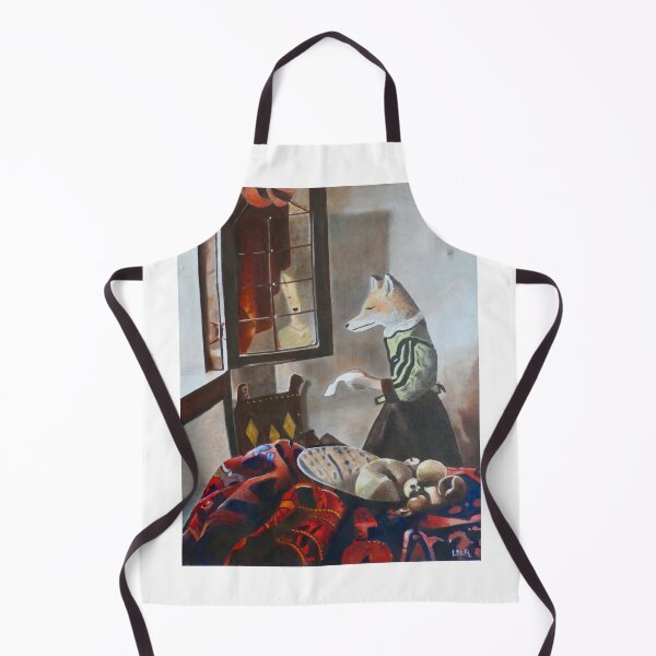 Item preview, Viola, a Vixen Reading a Letter at an Open Window (inspired by Vermeer) designed and sold by rogerstrawberry.
