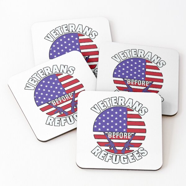 Item preview, Veterans Before Refugees  designed and sold by WoodburyLake.