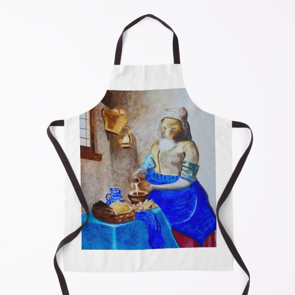 Item preview, Mittens the Milkmaid (inspired by Vermeer) designed and sold by rogerstrawberry.