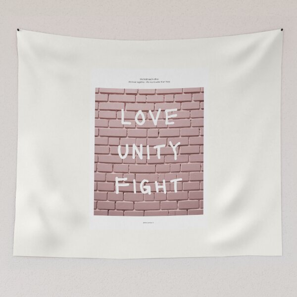 Item preview, Love, Unity, Fight designed and sold by mallardpark.