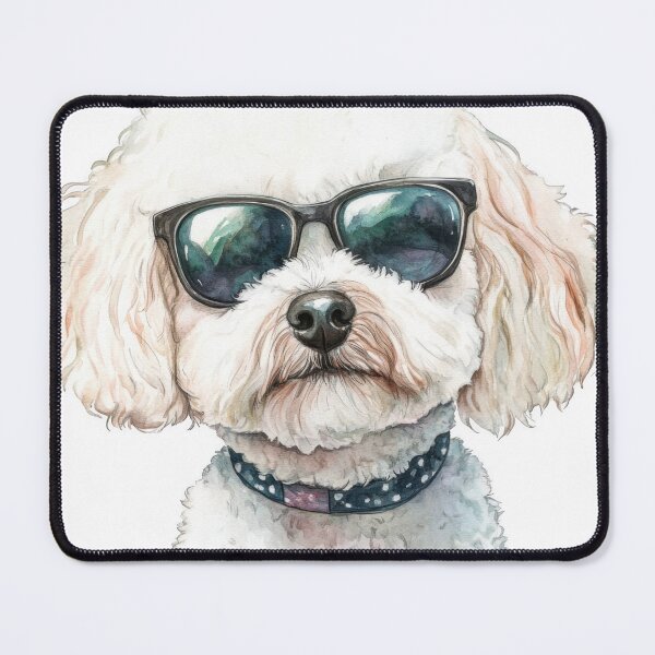 Item preview, Bichon Frise with Sunglasses designed and sold by Bichon Boutique.