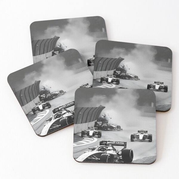 Item preview, Formula 1 Poster, F1 Crash Photo, Formula 1 Print, F1 Car Back View, Black and White Race Car Wall Art, Formula 1 Photo, Car Poster designed and sold by apixelwall.